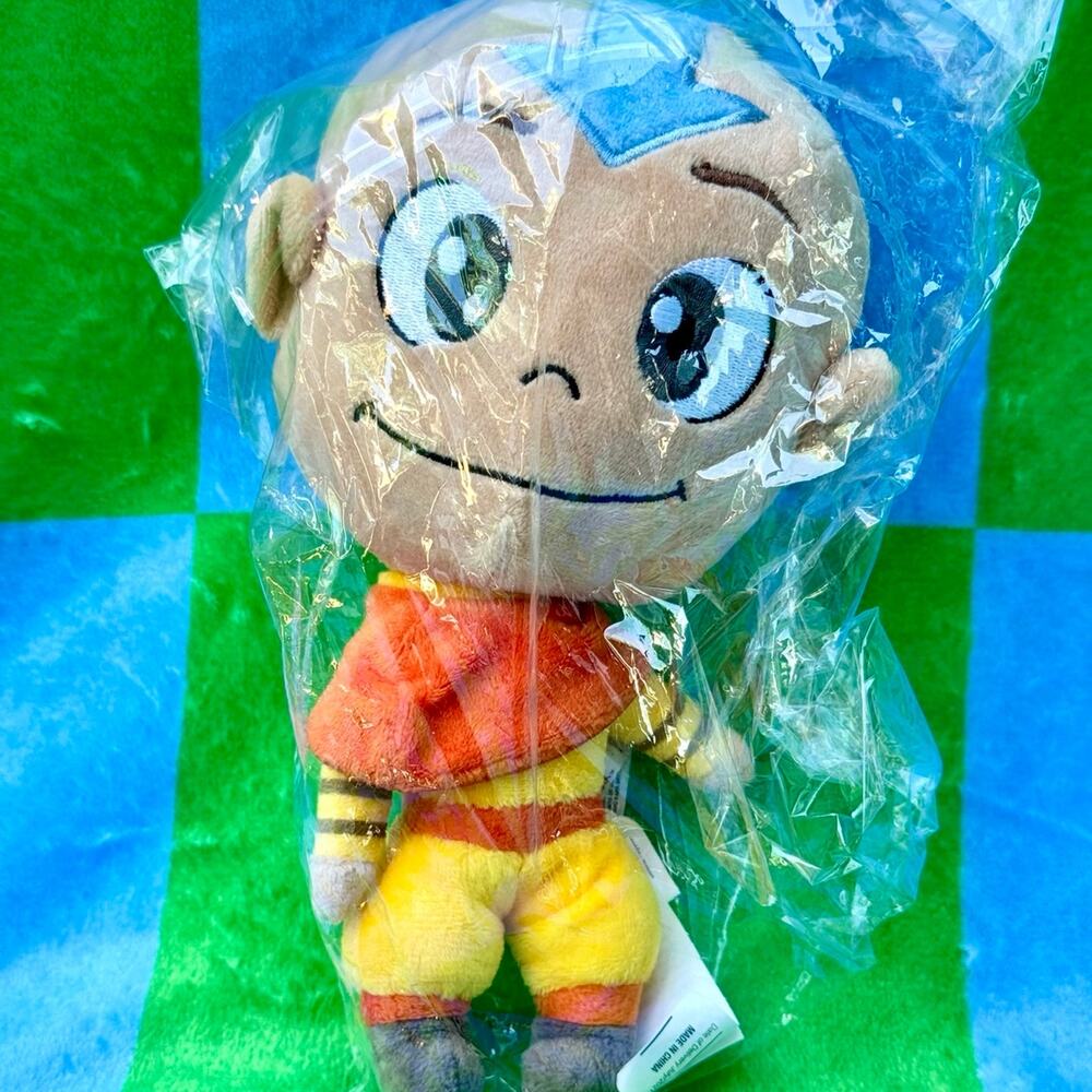 Avatar The Last Airbender Cartoon Aang Plush SEALED